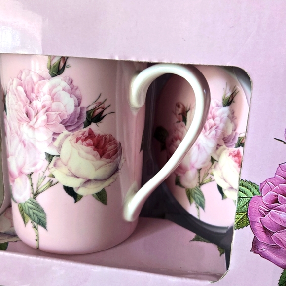 Clearance ☆ Kent Pottery Floral Mug Set - Picture 3 of 5